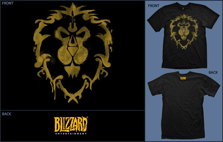 Футболка World of Warcraft Alliance Spray T-Shirt (мужск., Розмір M) 