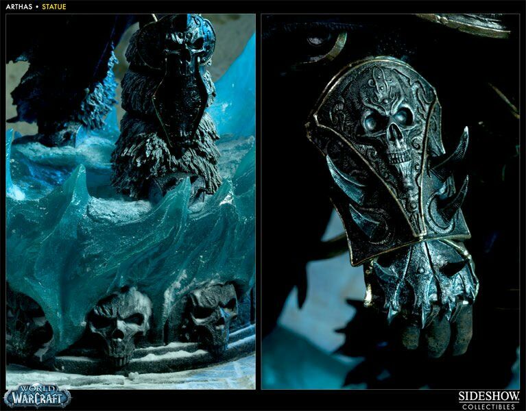 World of Warcraft Arthas Menethil the Lich King Polystone Statue Sideshow 