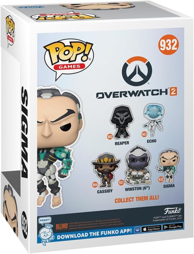 Фігурка Funko Overwatch 2 Sigma фанко Овервотч Сігма 932 
